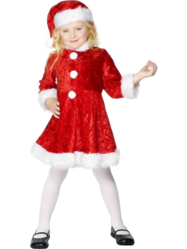 Mikuláš - Čert - Anděl - Dětský kostým Santa girl I