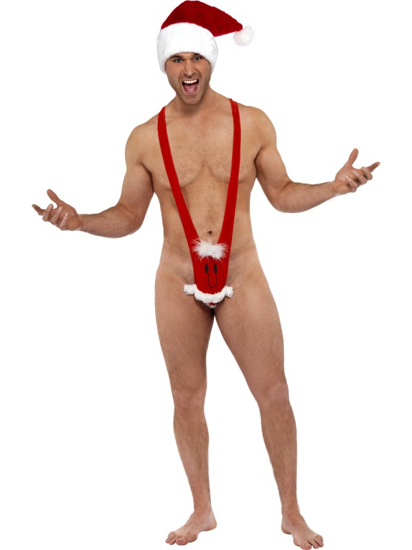 Pánské kostýmy - Kostým Slipy Sexy Santa