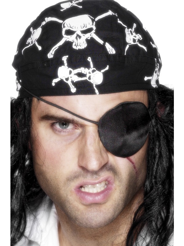 Piráti - Pirátská záslepka satén