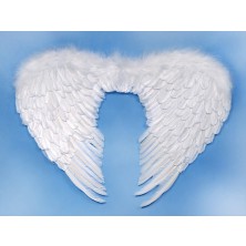 Péřová andělská křídla 80x55 cm