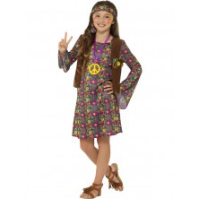 Dívčí kostým Hippie