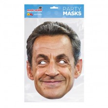 Papírová maska Nicolas Sarkozy I