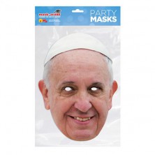 Papírová maska Papež František I