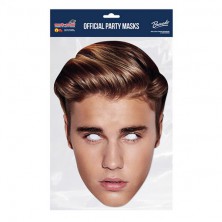 Papírová maska Justin Bieber I